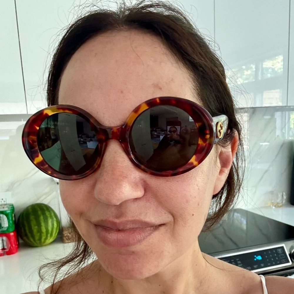 Vintage Gucci Brown Tortoiseshell Sunglasses - Picture 7 of 8